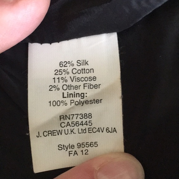 NWOT J. Crew metallic tweed mini skirt - Picture 6 of 6